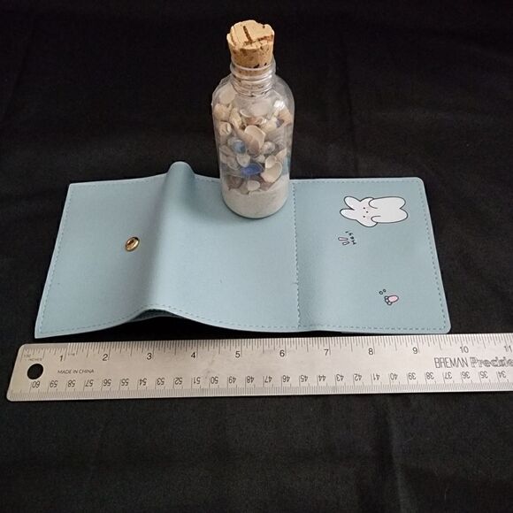 Tri Fold Bunny Design Faux Leather Wallet - Picture 8 of 9